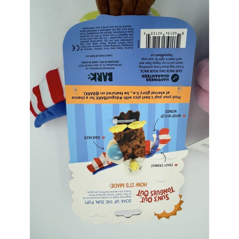 Lot Of 3 Bark Box Dog Toys‎ Med-L- New